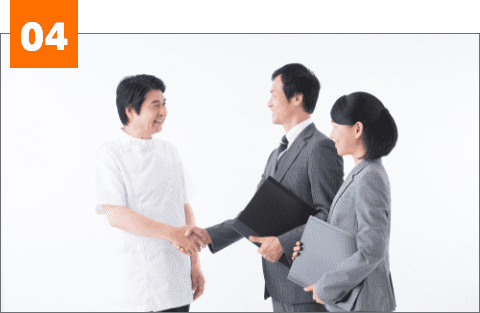 開業後も専門部隊による手厚いサポートをお約束